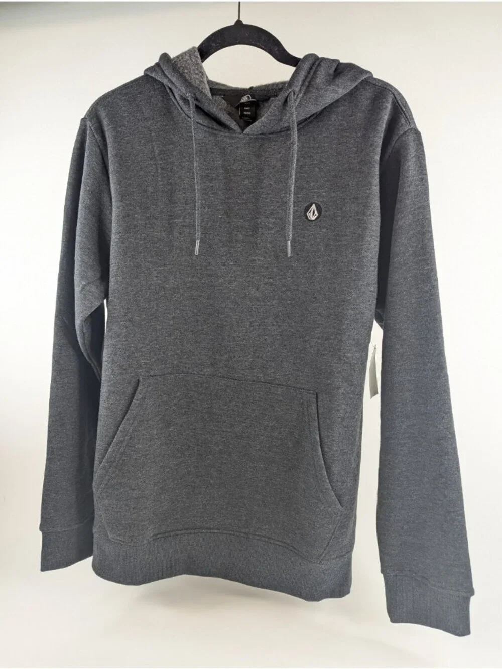 Volcom Foreman Men’s Small Hoodie Gray Fleece Hooded Sweatshirt - NWT MSRP $60